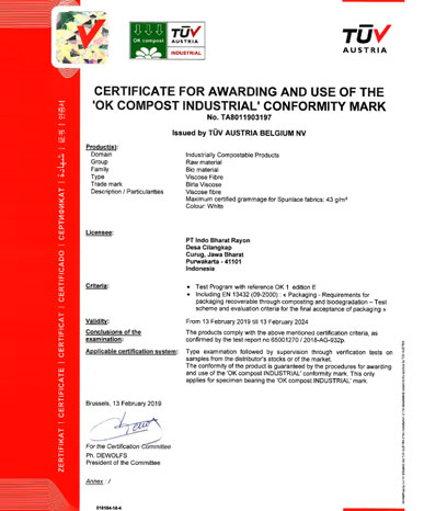 OK COMPOST INDUSTRIAL - PT Indo Bharat Rayon