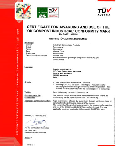 OK COMPOST INDUSTRIAL - Grasim Industries Ltd.