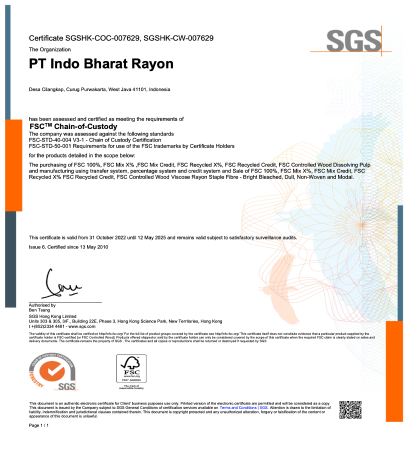 PT IBR FSC CoC Certificate May 2025